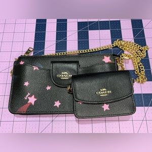 Coach poppy crossbody disco stars